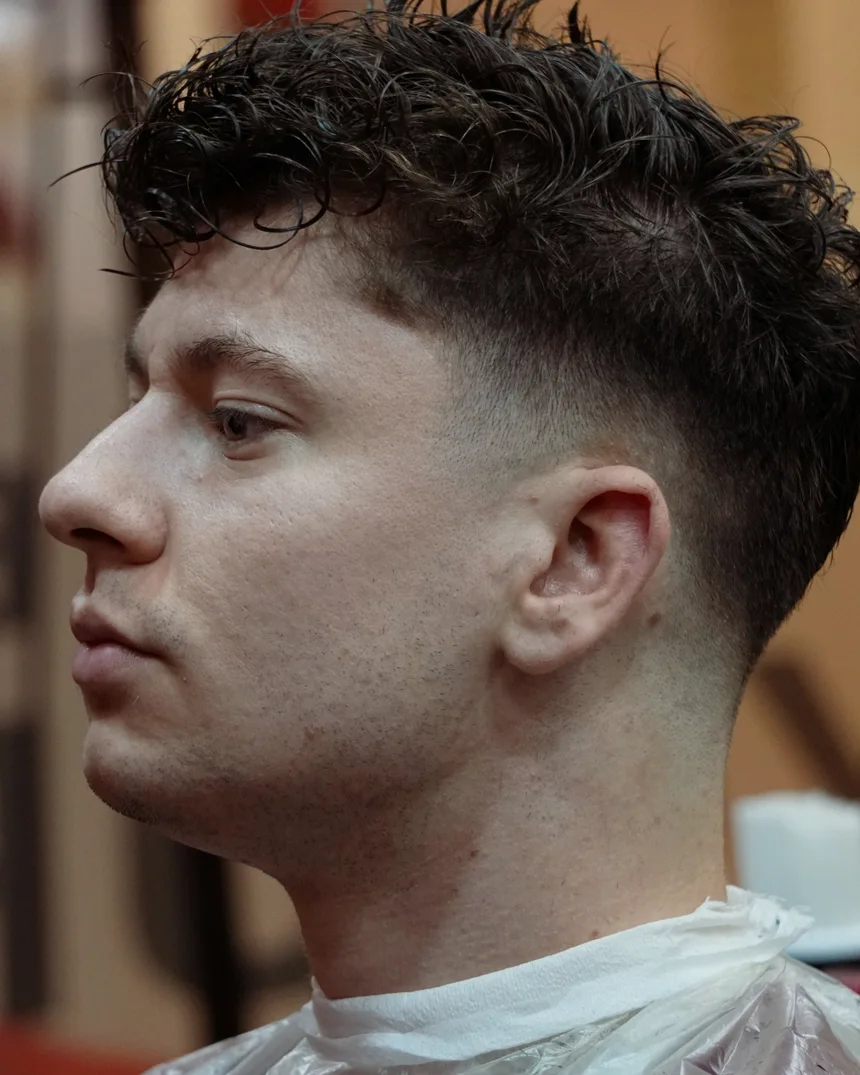 Coupe homme réalisée au salon L'adresse pour lui